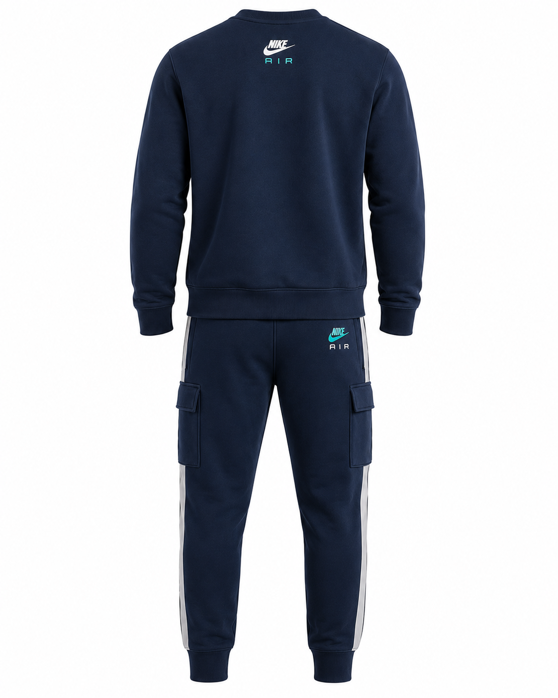 Nike Air Fleece Tracksuit Navy Blue