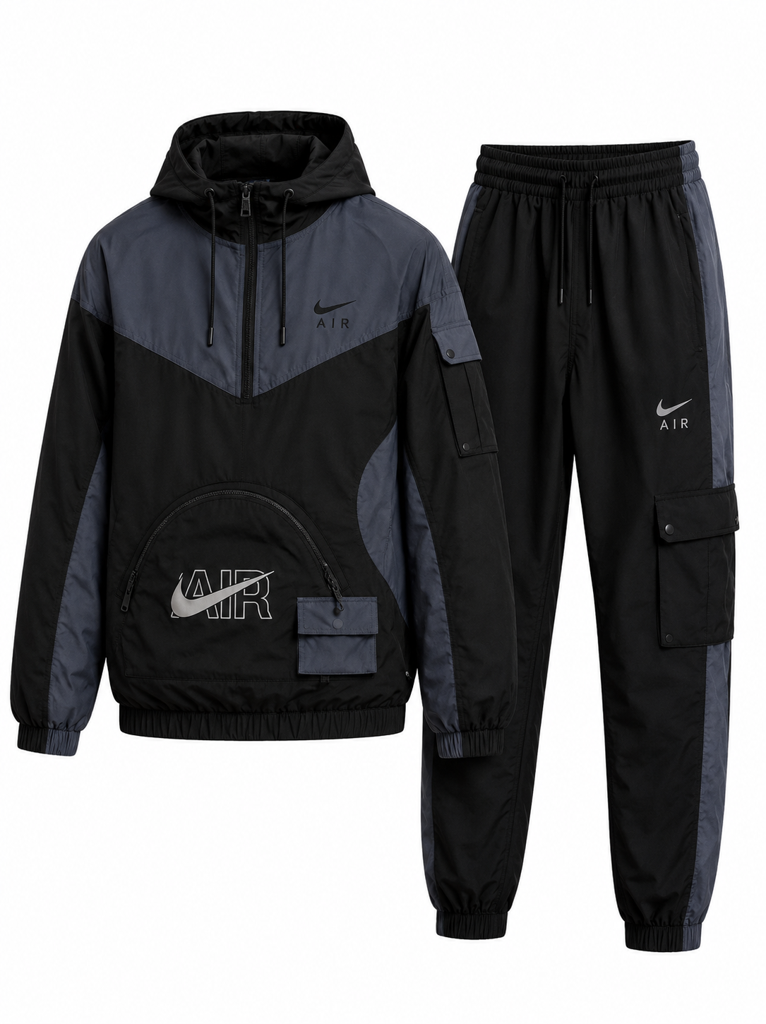 Nike Air Tracksuit Black Grey