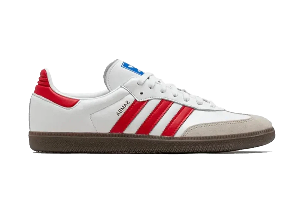 adidas Originals Men's Samba OG White/Red