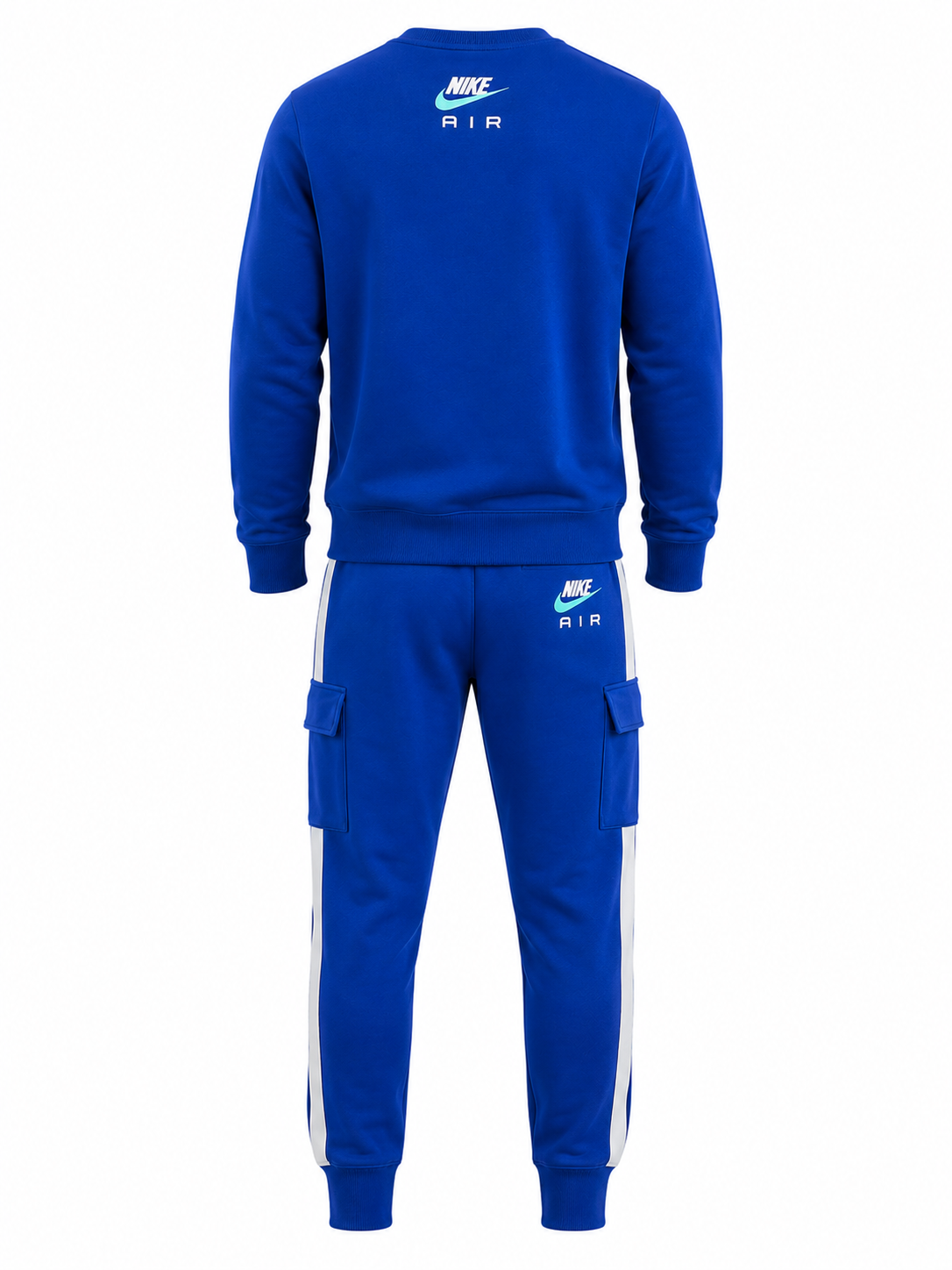 Nike Air Fleece Tracksuit Royal Blue