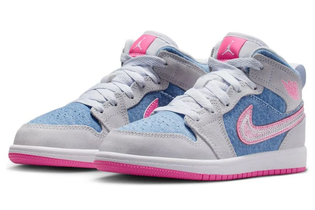 Jordan 1 Mid SE 'Denim Sequin'