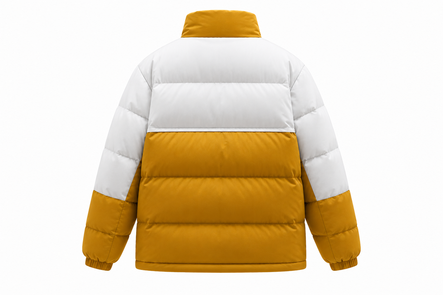 Nike Winter Puffer Jacket Yellow White