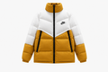 Nike Winter Puffer Jacket Yellow White