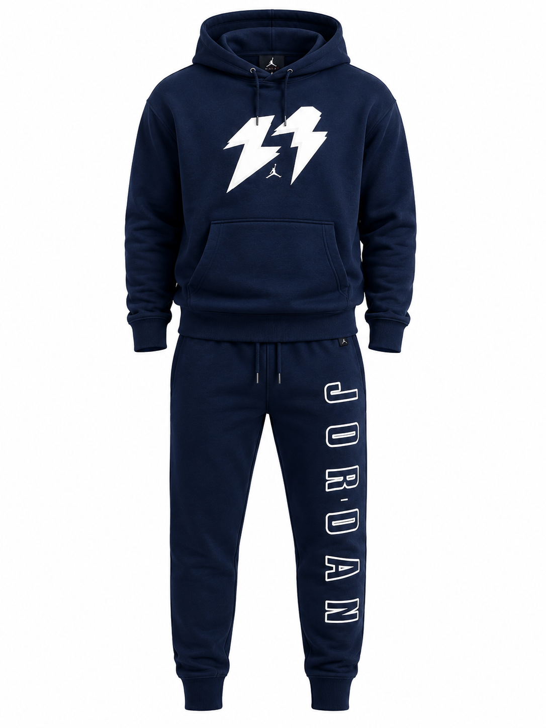 Jordan Flight MVP Fleece Tracksuit Navy/White