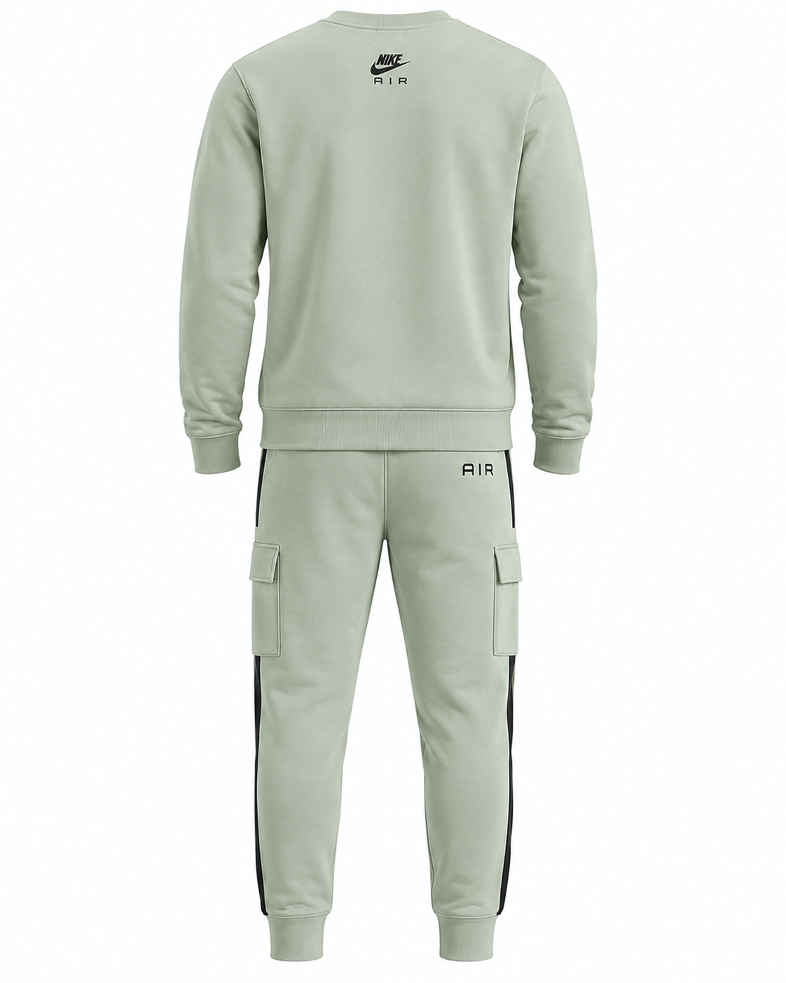 Nike Air Fleece Tracksuit Sage Grey