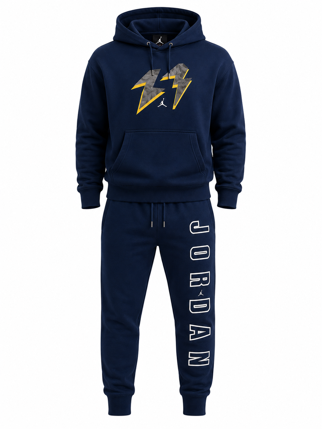 Jordan Flight MVP Fleece Tracksuit Navy/Yellow