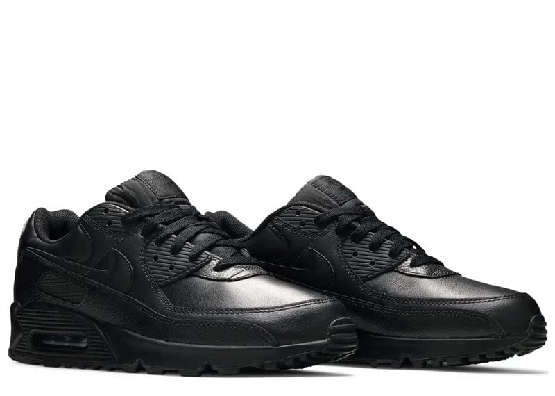 NIKE AIR MAX 90 LEATHER TRIPLE BLACK
