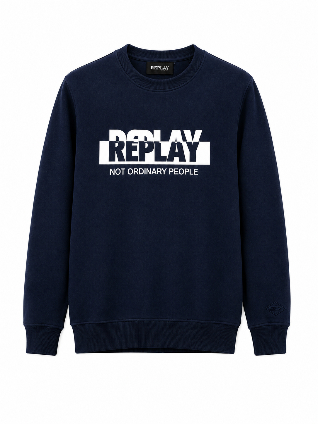 Replay Not Ordinary People Sweatshirt - Navy