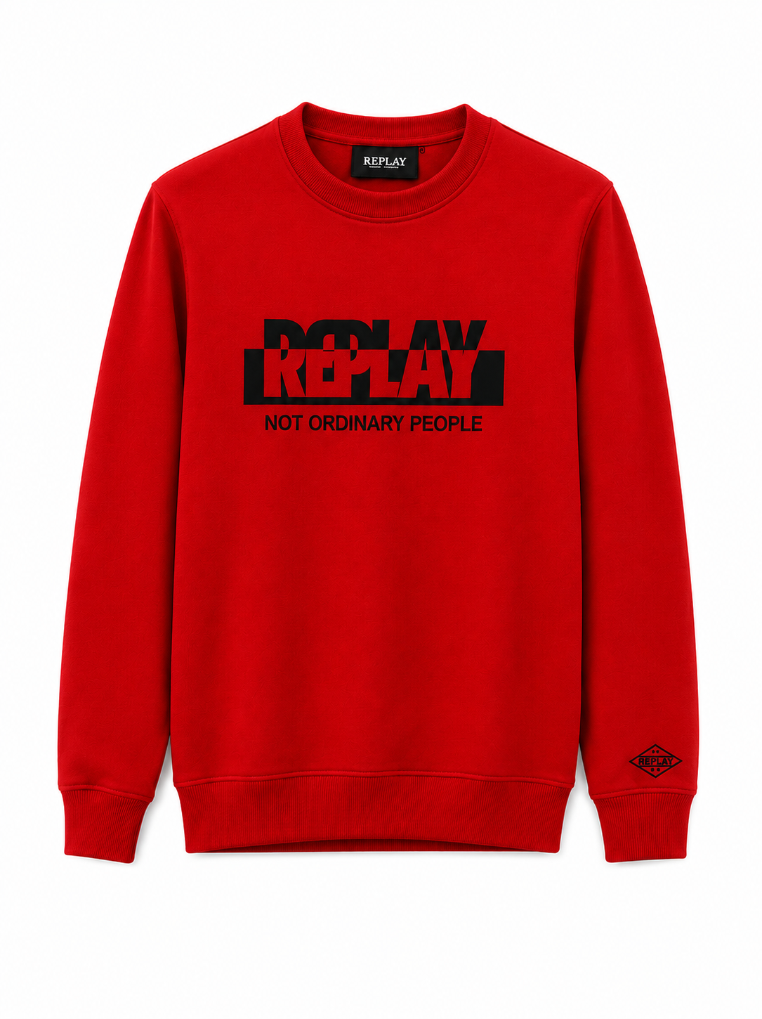 Replay Not Ordinary People Sweatshirt - Red