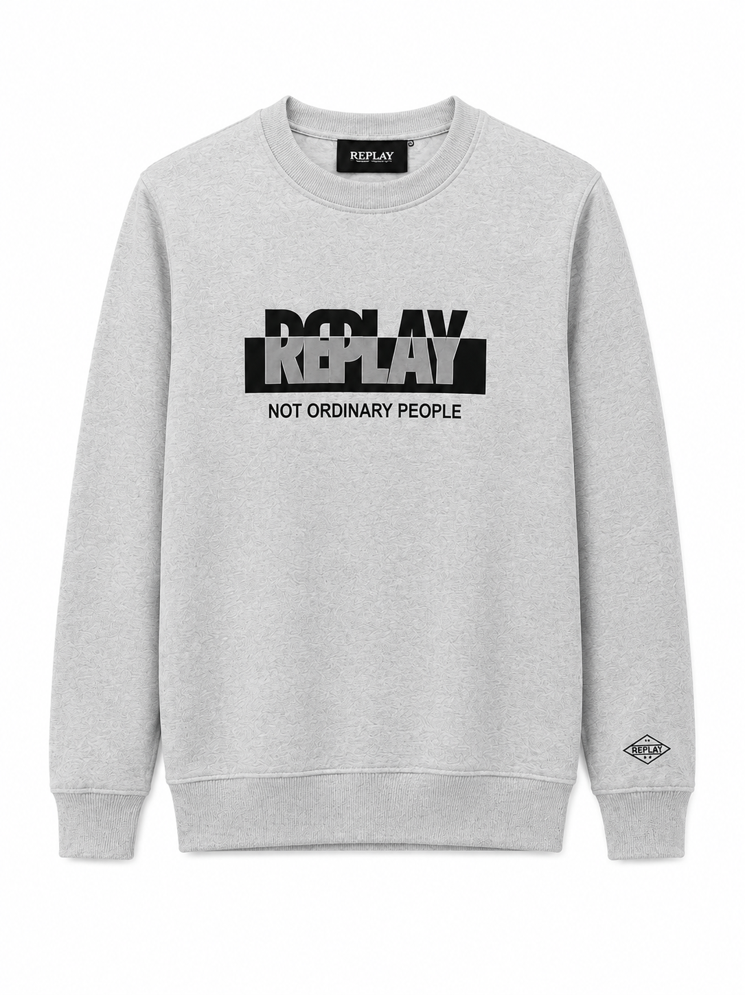 Replay Not Ordinary People Sweatshirt - Grey