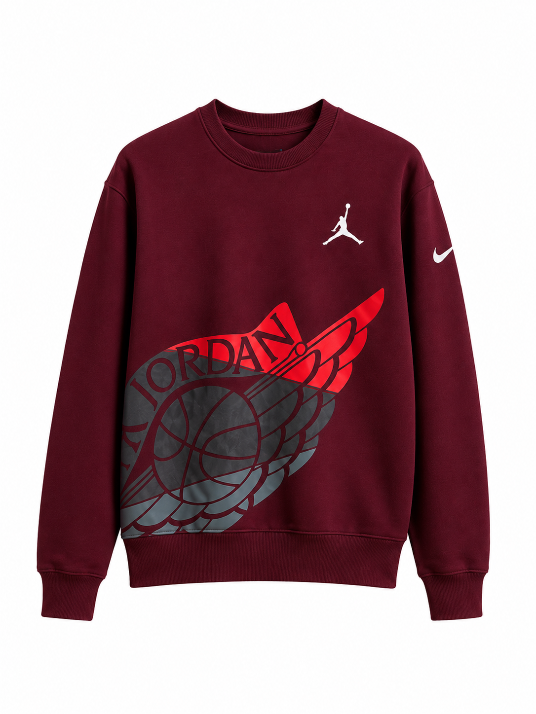 Jordan Wings Sweater - Burgundy