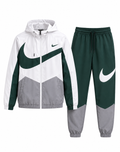Nike Swoosh Tracksuit - White/Green/Grey
