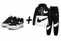 Nike Air Max 1 + Nike Swoosh Tracksuit Combo (Black/White)