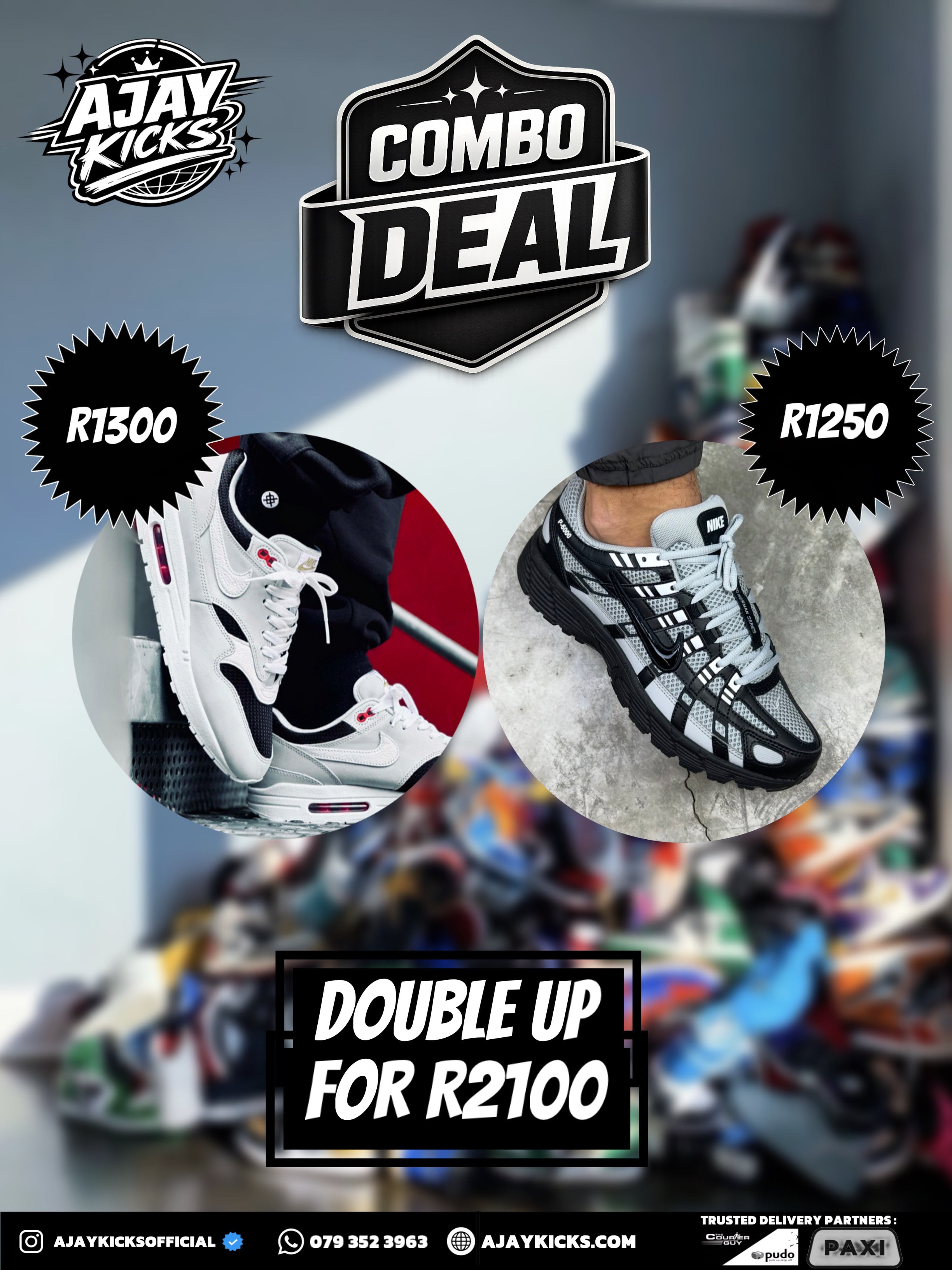Nike Air Max 1 x Nike P-6000 Combo Deal - Double Up for R2100