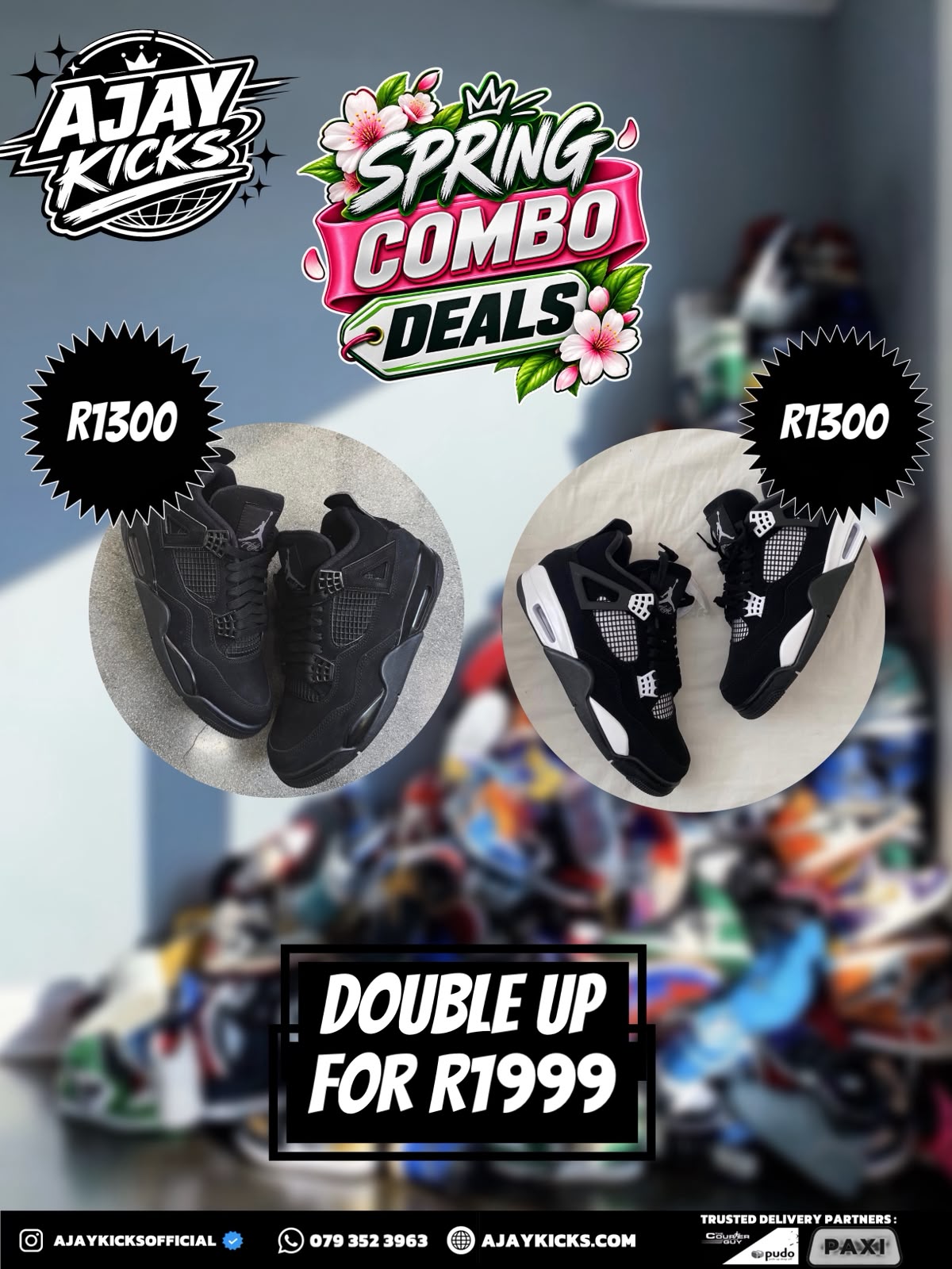 Jordan 4 x Jordan 4 Spring Combo Deal - Double Up for R1999