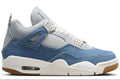 Jordan 4 Retro Tex Denim Worn Blue - Side View