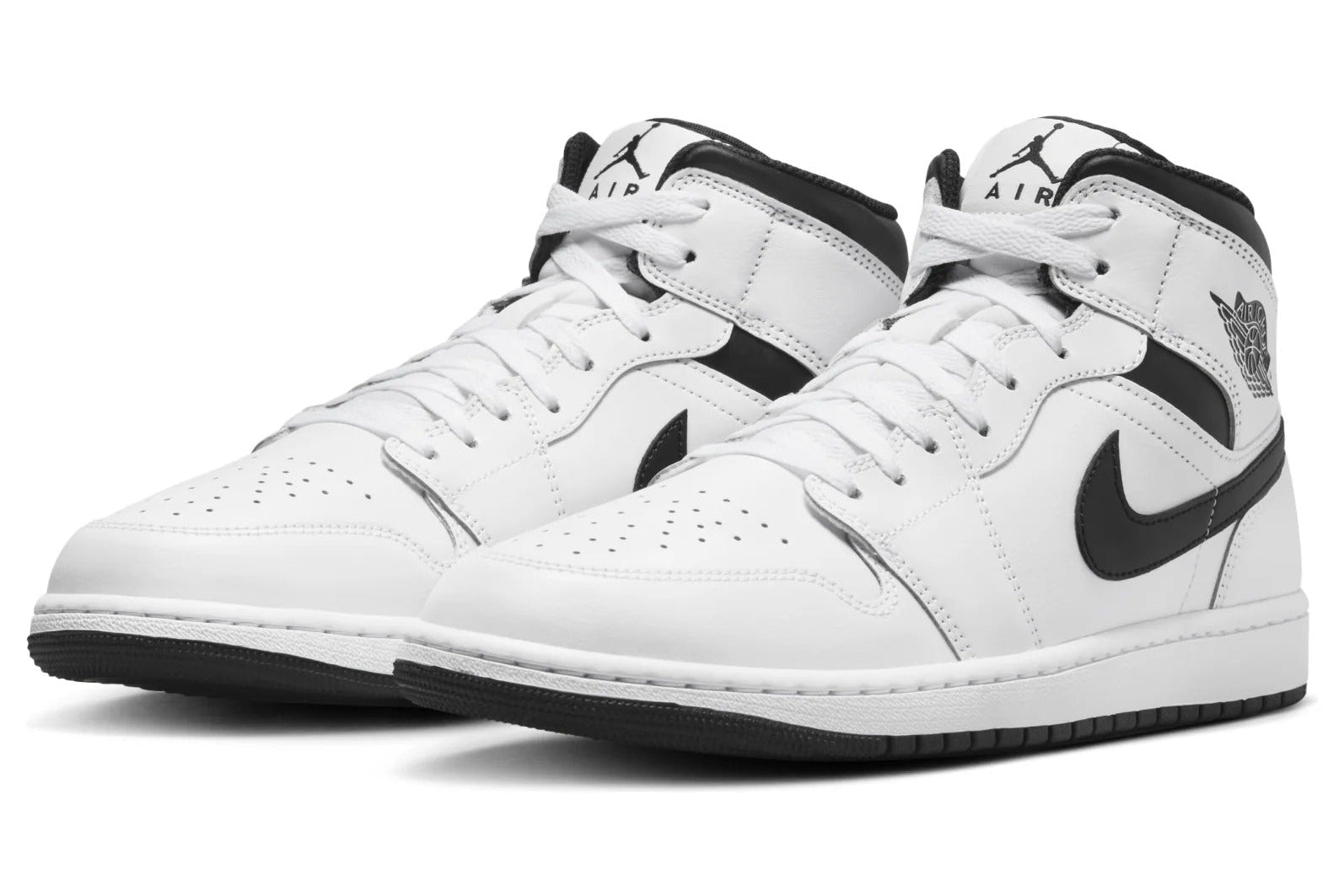 Jordan 1 Mid "White/Black"